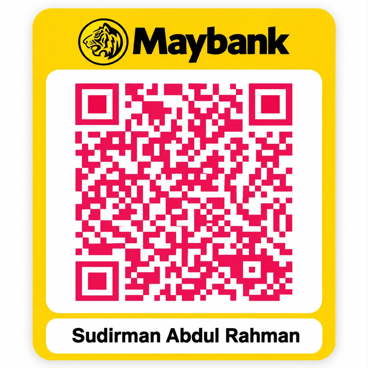 QR Code Bayaran RM15